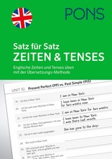 PONS Satz für Satz Englisch Zeiten und Tenses | Taschenbuch | 160 S. | Deutsch