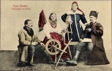 Ak Typy Polskie, Volkstypen