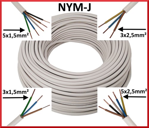Nym kabel 3x1 - ✅, 3x1,5|5x1,5²