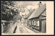 Ansichtskarte Visby, Späcksgränd 