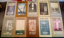 10 Bände- Emile Zola- Rütten & Loening, Das Glück der Fam. Rougon, Dr. Pascal