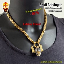 1 Skull Flügelhelm Anhänger