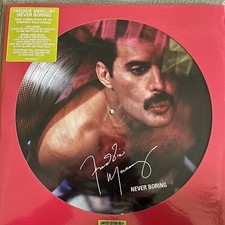 FREDDIE MERCURY "NEVER BORING" NUMBERED VINYL PICTURE DISC LP BRAND NEW / NEW
