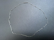 Ernstes Design Kugel Kette AK36 Edelstahl 45 cm & Bajonettverschluss wie Neu