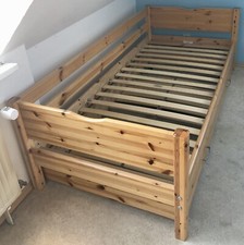 Kinderbett 90x200 mit ausziehbarem Zusatzbett