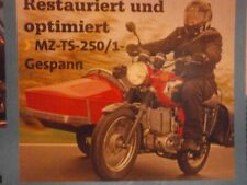 MZ TS 250 - Gespann       BERICHT in Oldtimer Praxis - drei Doppelseiten !