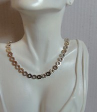 Collier und Armband, Silber