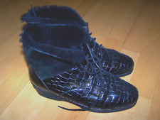 Winter-Damenstiefeletten, Lackleder, Waldläufer, Größe 5 1/2, Weite K, neuw.