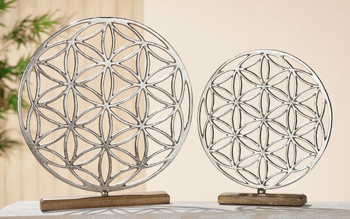 Skulptur lebensblume groß - skulptur, "lebensblume",