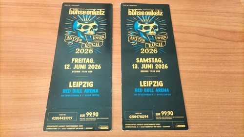 Sammler tickets böhse - tickets,