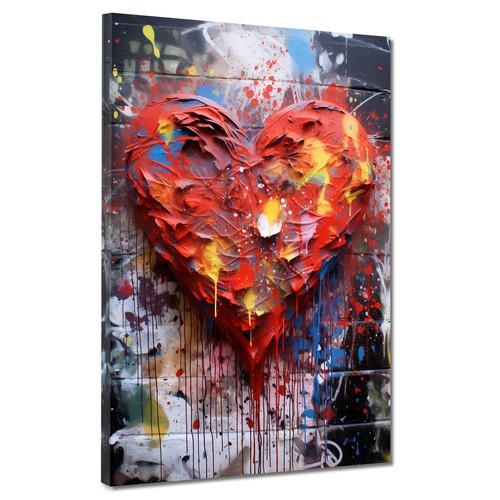 Herz paint pop - paint, art