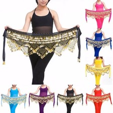 De Bauchtanz MÜnzgÜrtel HÜfttuch Belly Dance BauchtanzgÜrtel Hip Scarf Skirt
