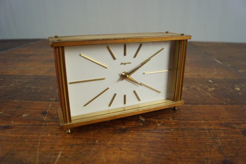 50er vintage tischuhr dugena - vintage,