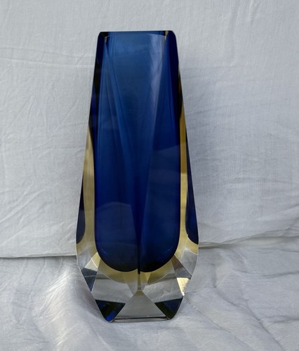 Facettierte murano blockvase - murano,