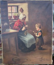 Dachbodenfund Gemälde Öl
