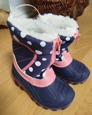 Lupilu Mädchen Winterstiefel Blinkeffekt gefüttere Stiefel Schneestiefel Gr. 24