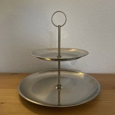 Etagere - 2 stöckig - Edelstahl 27cm