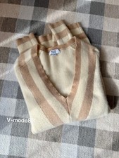 Reiss Premium Strick 100% Wolle Kaschmir Pullover? S 36 38 creme beige weich