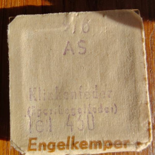 Sperrkegelfedern diverse