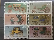 DDR 2147-2152 ** (Historische Kutschen) (363)