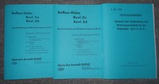 Dienstvorschrift Reflexvisier Revi 3 a, b, c, d & Revi C/12A von 1937