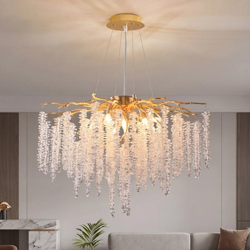 Moderner goldener baumzweig - moderner,