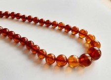 Edle Bernsteinkette – Perlen