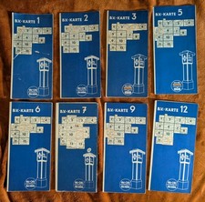 Konvolut 8 alte ARAL BV-Karten