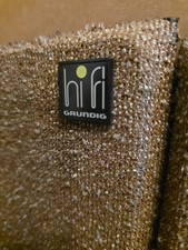 Grundig Lautsprecher Logo + Abdeckungen für diverse Modelle 2 Stück / 1 Paar