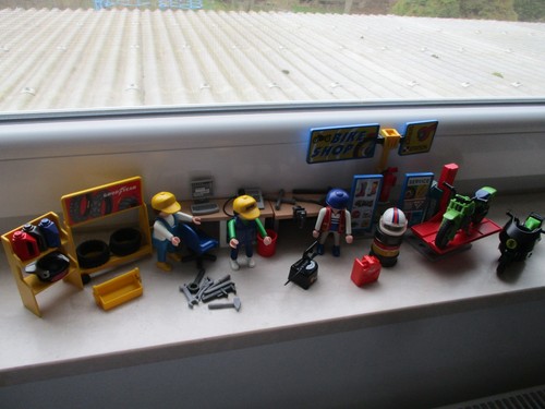 Playmobil werkstatt biker shop - playmobil-werkstatt-biker,