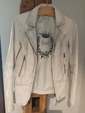 Patago Lederjacke Gr. 36 Damen creme-weiß antik