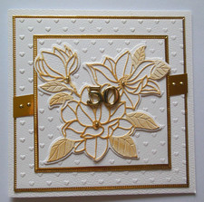 Karte zur goldenen Hochzeit