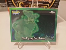 2025 Topps Chrome SpongeBob 25th Green Refractor The Flying Dutchman #3