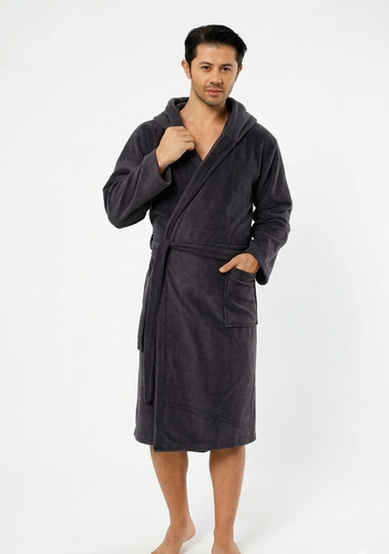 Herren bademantel mit kapuze - bademantel,