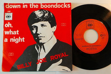 7" Billy Joe Royal – Down In The Boondocks / Oh What A Night (NL 1965 + Hülle)