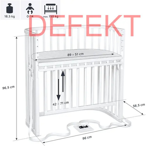 Babybay boxspring beistellbett - boxspring,