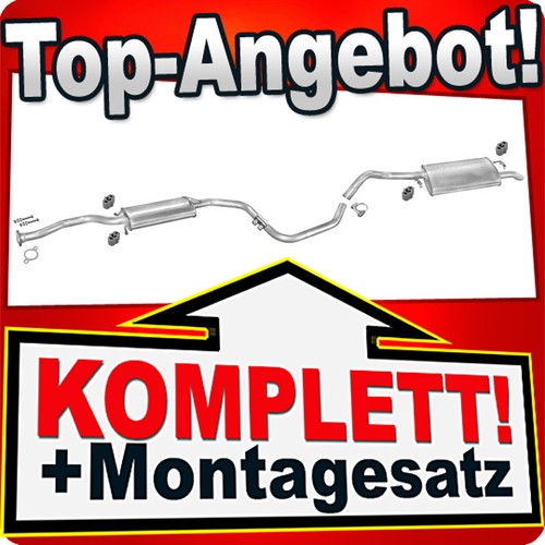 Auspuff für ford escort - für,