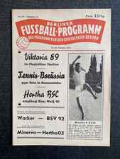 19./20.10.1957 Hertha BSC -