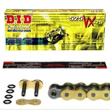 DID Kette GOLD verstärkt Honda CBR 600 F /FS Sport, 97-07 (PC31 PC35) NIETschloß