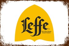 Retro Blechschild LEFFE BIER BEER 30 x 20 cm Metallschild Vintage (0080901)