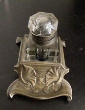 Antik Büro Tisch Schreibset