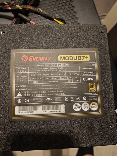 600 watt enermax netzteil - 600,