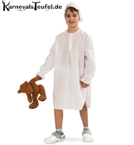 Nachthemd mit mütze kostüm - nachthemd,