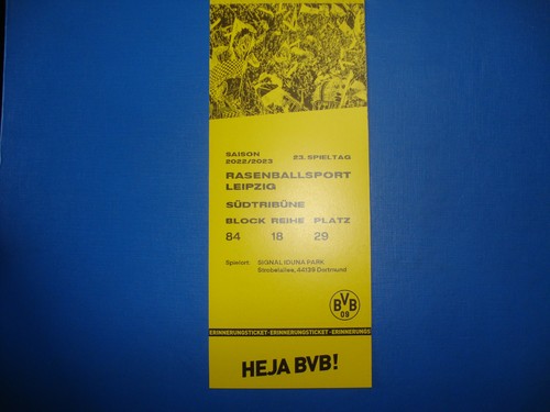 Ticket bvb dortmund rb - 22/23,