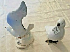 Porzellan Figuren Möwe und Brieftaube - Dekoartikel! Aus Bestandsauflösung