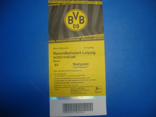 Ticket bvb dortmund rb - ticket,