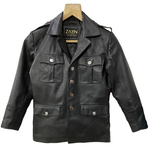 Herren echtleder schwarz - herren,