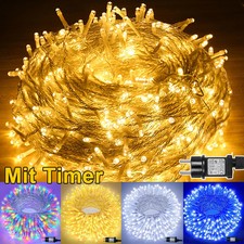 10-100M LED Lichterkette Strom