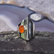 Karneol Ring, 925er Silber