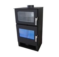 Verso F INOX Kaminofen mit